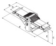 Тестораскаточная машина Ferneto LMR642